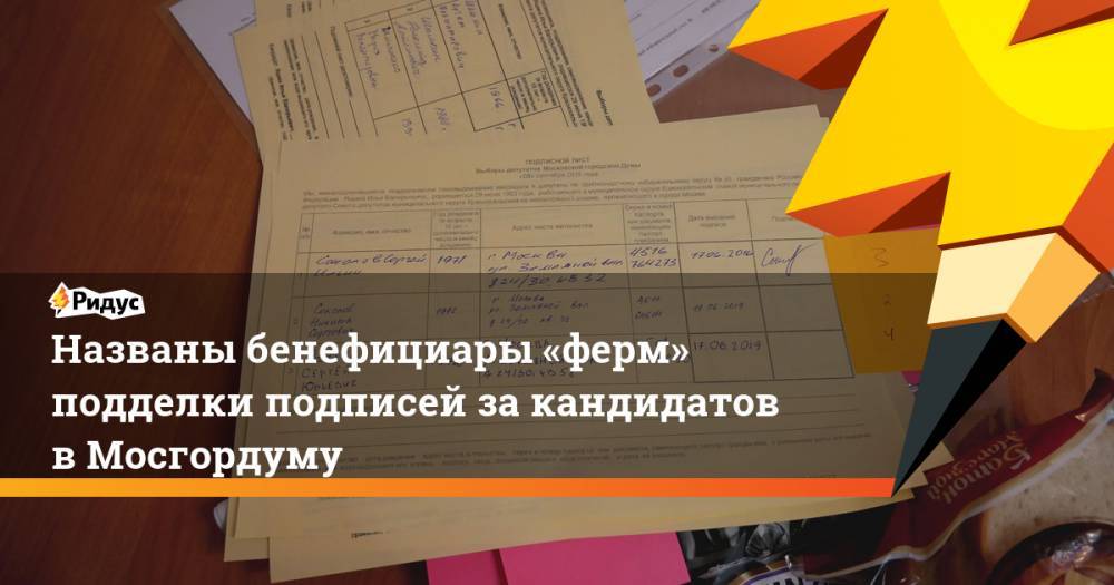 Дмитрий Гудков - Илья Яшин - Названы бенефициары «ферм» подделки подписей за&nbsp;кандидатов в&nbsp;Мосгордуму. Ридус - ridus.ru - Москва