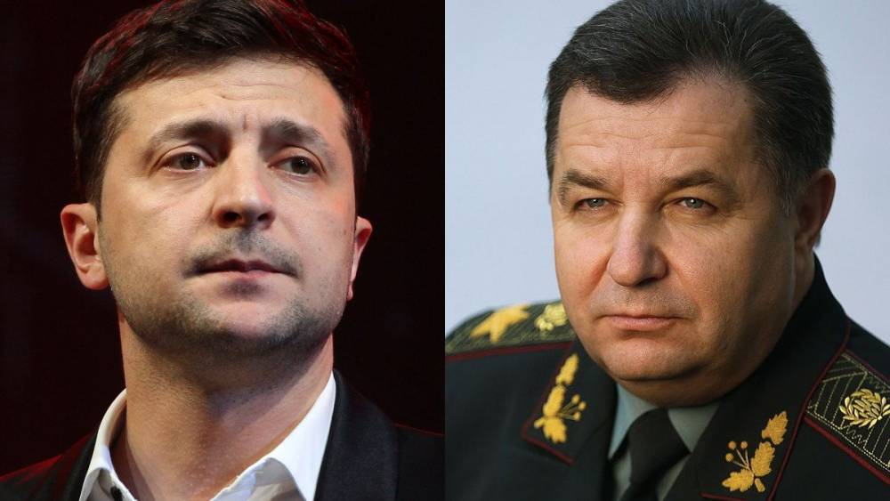 Владимир Зеленский - Кирилл Вышинский - Олег Сенцов - Юрий Бутусов - Степан Полторак - Опубликовано видео, на котором Зеленский отталкивает министра обороны Украины - politexpert.net - Россия - Украина - Киев