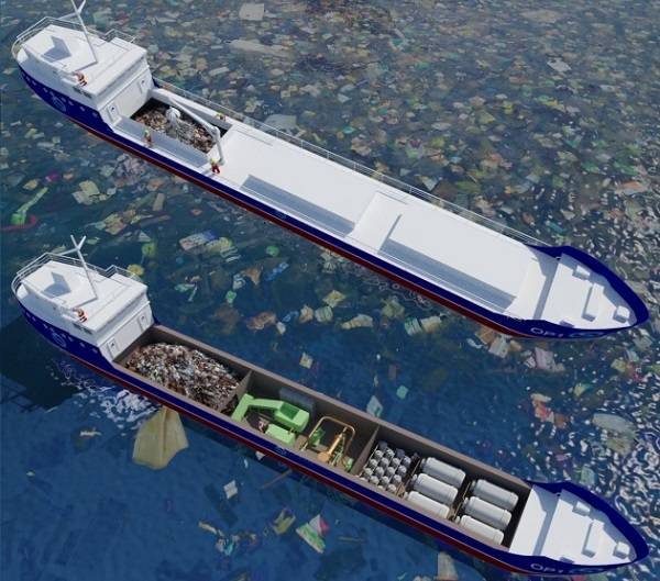 Украинские ученые изобрели плавающий мусороперерабатывающий завод - ecosever.ru - Англия - Австралия - Голландия - шт.Аляска - шт. Калифорния