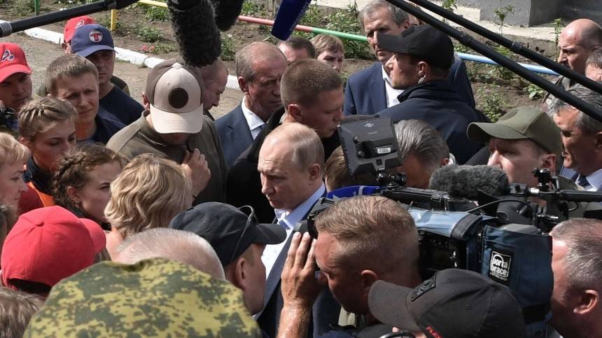 Владимир Путин - Видео: встреча Путина с жителями Иркутской области 19 июля - 5-tv.ru - Россия - Иркутская обл.