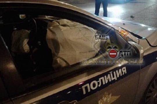 В Уфе в погоне за пьяным водителем экипаж ДПС попал в ДТП - bash.news - Башкирия - Уфа