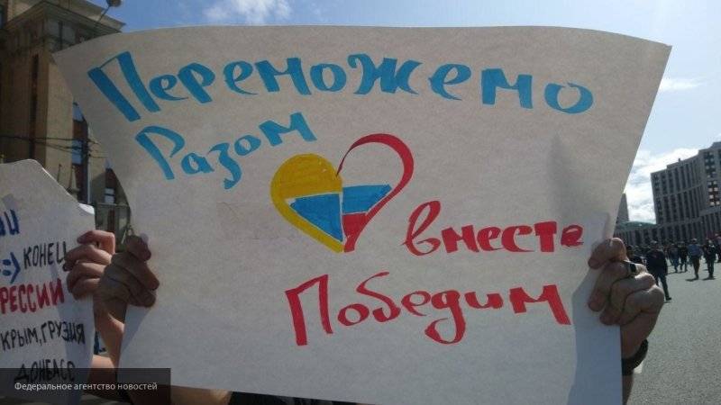 Любовь Соболь - Владимир Шаповалов - Эксперт связал появление флагов Украины и Грузии на митинге с русофобией навальнистов - nation-news.ru - Москва - Россия - Украина - Грузия - Тбилиси