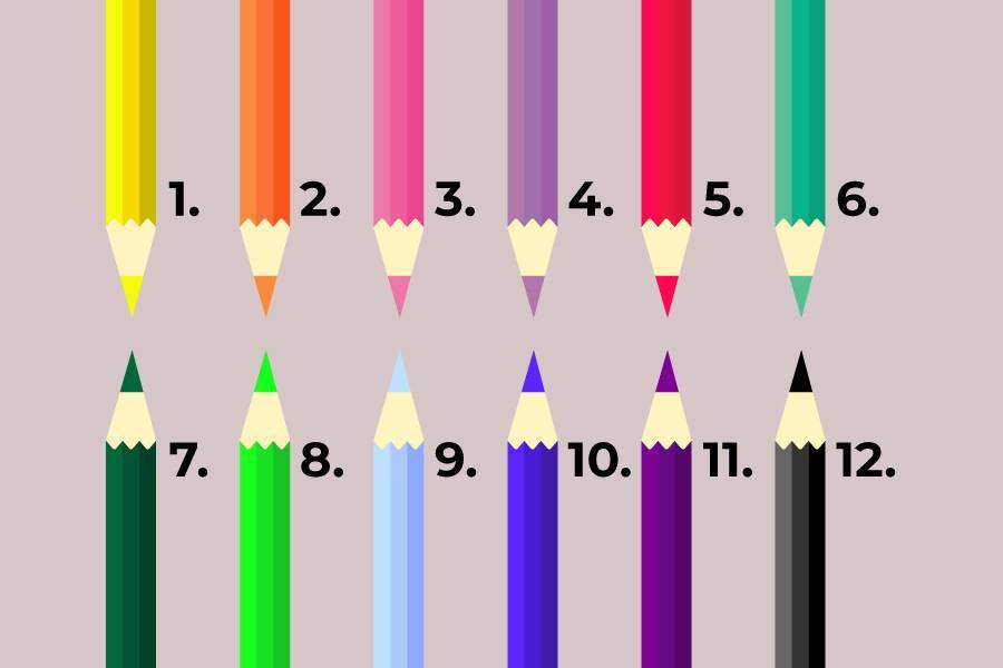 Выберите цвет карандаша и узнайте, что вас сейчас беспокоит - lemurov.net