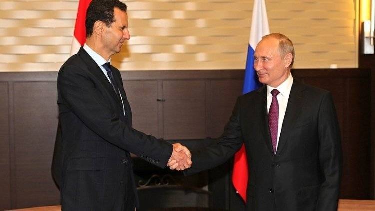 Владимир Путин - Башар Асад - Путин поздравил президента Сирии с 75-летием установления дипотношений - polit.info - Москва - Россия - Сирия - Дамаск