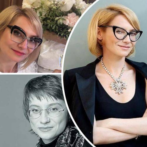 Эвелина Хромченко - Зачем пластика, если есть «лисички»? Эвелина Хромченко прячет возраст за правильными очками - vistanews.ru