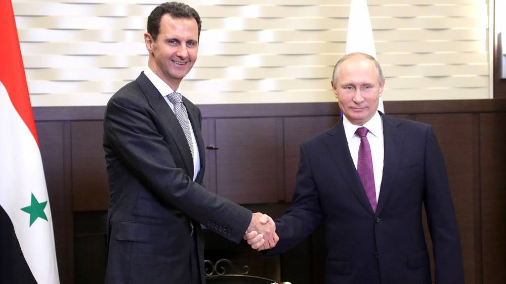 Владимир Путин - Башар Асад - Ангела Меркель - Асад поблагодарил Путина за крепкие дружеские отношения между Сирией и Россией - politexpert.net - Россия - Сирия - Германия
