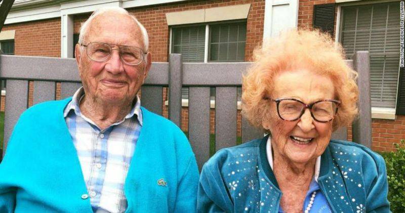 Необычная пара, которая поженилась в возрасте 100 и 103 года - lemurov.net - USA
