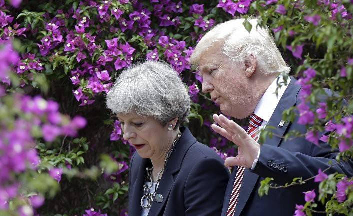 Дональд Трамп - Тереза Мэй - Hamshahri: нелестные эпитеты Трампа в отношении коллег собрали воедино - geo-politica.info - США - Вашингтон - Англия - Лондон - Франция - Иран