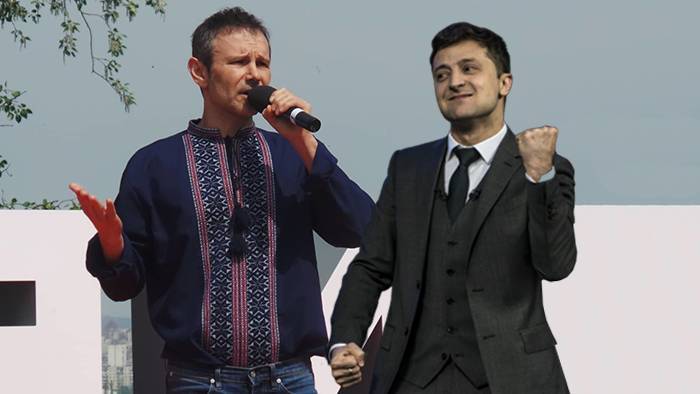 Владимир Зеленский - Петр Порошенко - Святослав Вакарчук - Юлий Тимошенко - Зеленский предложил партии Вакарчука парламентскую коалицию - rf-smi.ru - Украина