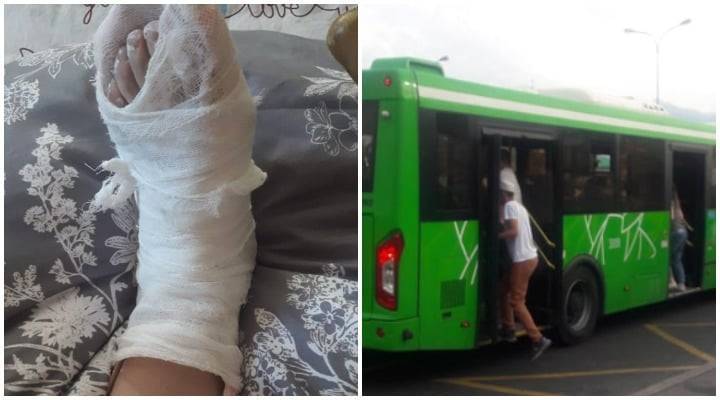 Сломала ногу в общественном транспорте жительница Караганды - nur.kz - Караганда