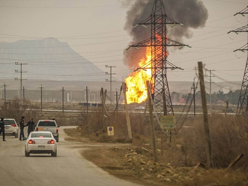 Пожар случился на газопроводе в Узбекистане - news.ru - Сирия - Узбекистан