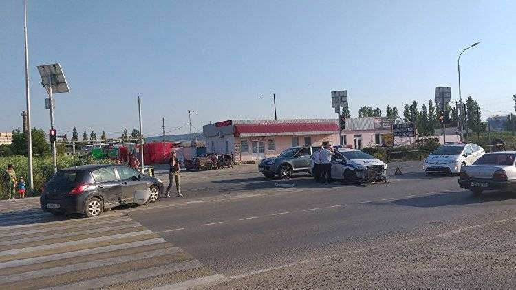 В погоне за нарушителем: подробности ДТП с полицейской машиной в Феодосии - crimea.ria.ru - Крым - Симферополь - Керчь