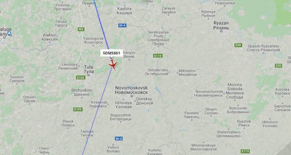 Резервный борт "России" вылетел в Анталью из Внукова - m24.ru - Москва - Россия - Рига