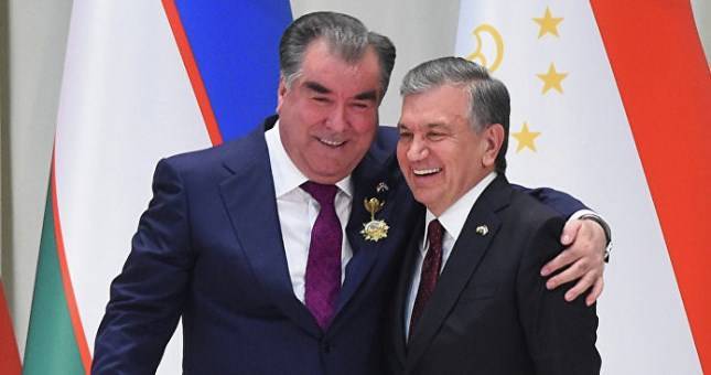 Эмомали Рахмон - Шавкат Мирзиеев - Президенты Узбекистана и Таджикистана провели телефонный разговор - dialog.tj - Узбекистан - Таджикистан