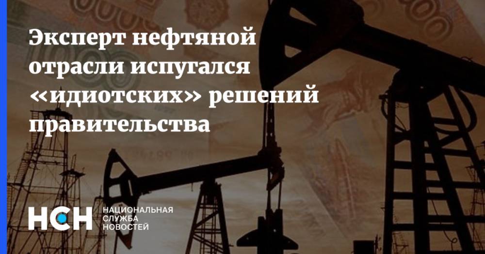 Владимир Путин - Рустам Танкаев - Эксперт нефтяной отрасли испугался «идиотских» решений правительства - nsn.fm - Россия