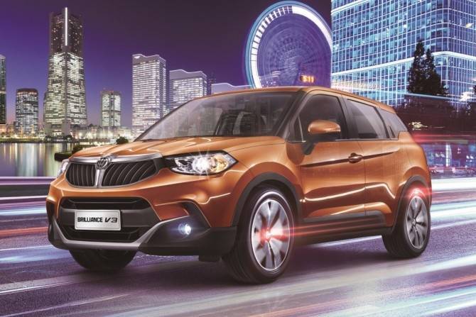 Новый кроссовер Brilliance V3 скоро появится в России - autostat.ru - Россия