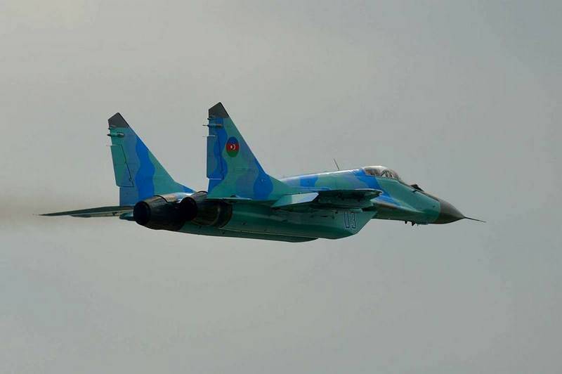 Истребитель МиГ-29 ВВС Азербайджана потерпел крушение над Каспием - topwar.ru - Азербайджан