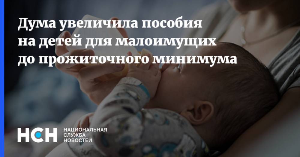 Владимир Путин - Дмитрий Медведев - Дума увеличила пособия  на детей для малоимущих до прожиточного минимума - nsn.fm