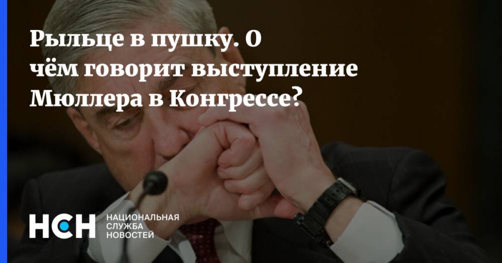 Дональд Трамп - Юрий Рогулев - Роберт Мюллер - Рыльце в пушку. О чём говорит выступление Мюллера в Конгрессе? - nsn.fm - Россия - США