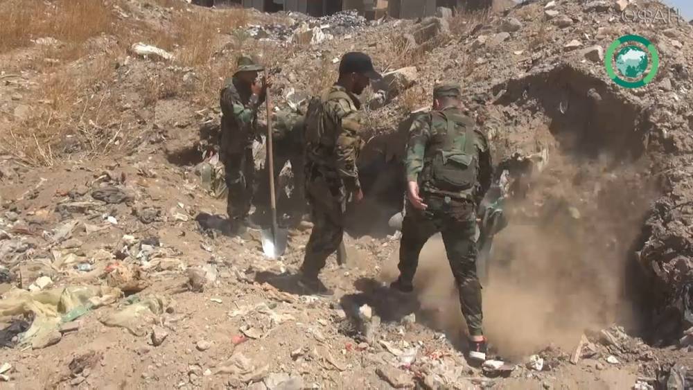 Сирийские военные нашли тайный склад боевиков в районе Дейр-эз-Зора - riafan.ru - Сирия - Дамаск