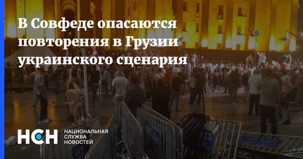 Владимир Джабаров - В Совфеде опасаются повторения в Грузии украинского сценария - nsn.fm - Россия - Украина - Грузия - Тбилиси