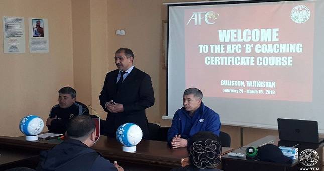 ФФТ присоединилась к тренерской конвенции АФК уровня «B» - dialog.tj - Таджикистан