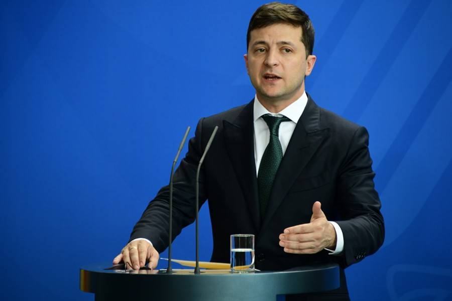 Владимир Зеленский - Владимир Путин - Джастин Трюдо - Зеленский начал с шутки выступление на Канадской конференции - m24.ru - Россия - Украина - Канада - Торонто