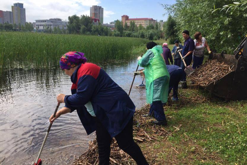 В микрорайоне Сипайлово стартовала общегородская акция #ӨМӘ - bash.news - Башкирия - район Октябрьский