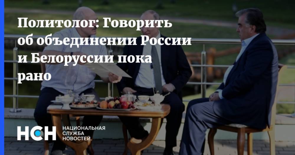 Владимир Путин - Александр Лукашенко - Алексей Дзермант - Политолог: Говорит об объединении России и Белоруссии пока рано - nsn.fm - Россия - Белоруссия