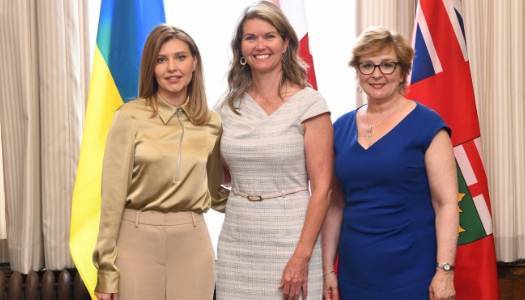 Елена Зеленская - В Канаде Елена Зеленская ознакомилась с программой поддержки детского здоровья - newformat.info - Украина - Канада