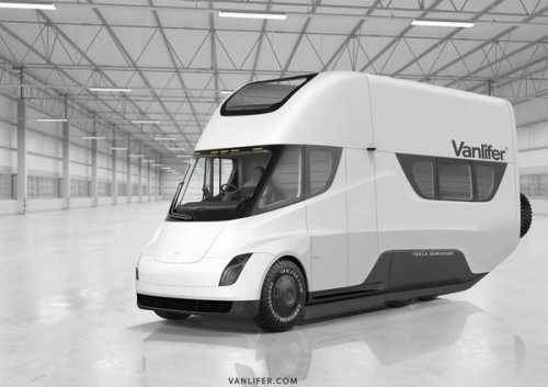 Life - Vanlifer продемонстрировала концепт автодома на базе Tesla Semi - vestirossii.com