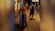 В Самаре пьяного виновника ДТП привязали к столбу — видео. - daylynews.ru - Самара - Самарская обл.