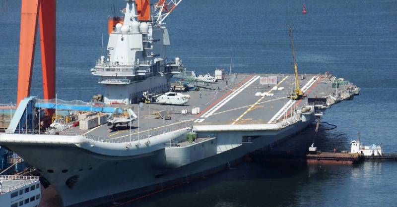 Китайских пользователей насторожила "пауза" на борту авианосца "Шаньдун" - topwar.ru