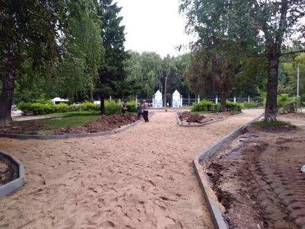 Тротуарную плитку начнут укладывать в сквере на улице Прыгунова в ближайшие дни - vgoroden.ru - Нижний Новгород - Благоустройство - Экология