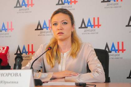 Наталья Никонорова - В ДНР заявили о готовности продолжить мирный процесс - lenta.ru - Украина - Киев - обл. Донецкая - ДНР - Донецк - ЛНР - Луганск - Первомайск
