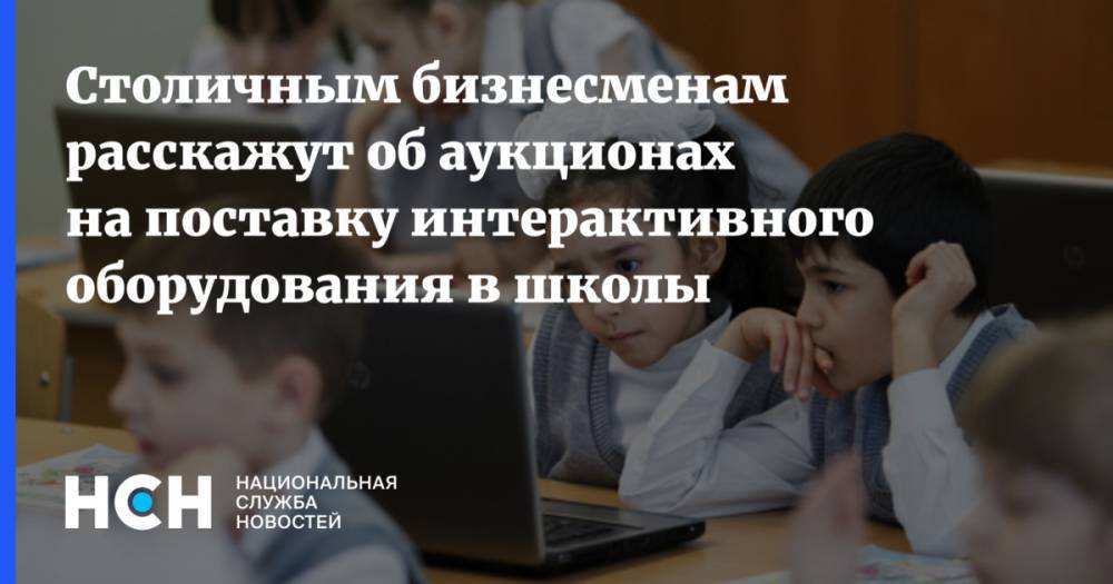 Татьяна Семенова - Столичным бизнесменам расскажут об аукционах на поставку интерактивного оборудования в школы - nsn.fm - Москва