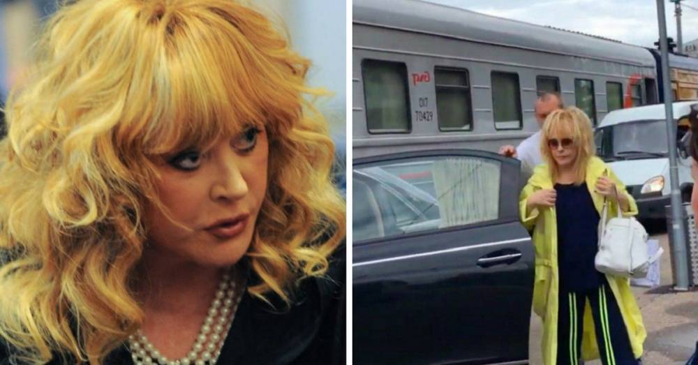 Алла Пугачева - Филипп Киркоров - Александр Сергеев - Пугачева въехала на автомобиле на перрон. Теперь ей придется за это ответить - boom.ms - Москва - Рига