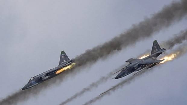 Российские и сирийские истребители-бомбардировщики уничтожили около пятидесяти боевиков на юге Идлиба - news-front.info - Россия - Сирия - Турция - Туркестан