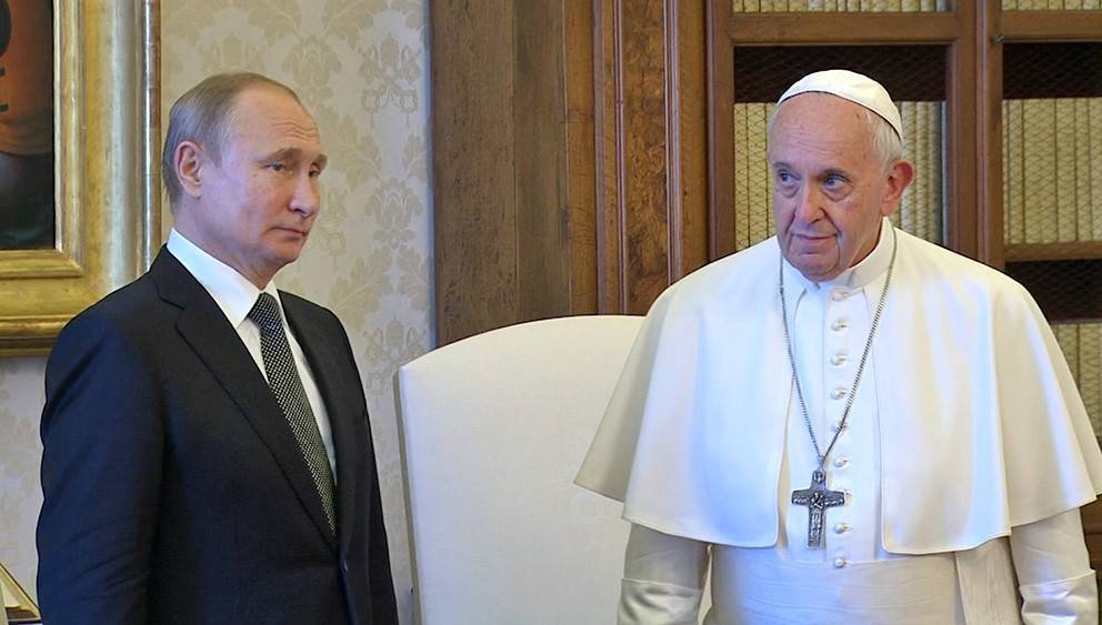 Владимир Путин - Павел - Андрей Кончаловский - Франциск - святой Петр - Что обсудили Путин и папа Римский - tvc.ru - Россия - Украина - Венесуэла - Ватикан