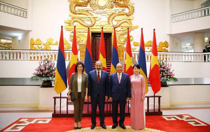 Никол Пашинян - Нгуен Суан Фук - Пашинян рассказал, чем Армения и Вьетнам могут быть полезны друг другу - ru.armeniasputnik.am - Армения - Грузия - Иран - Вьетнам