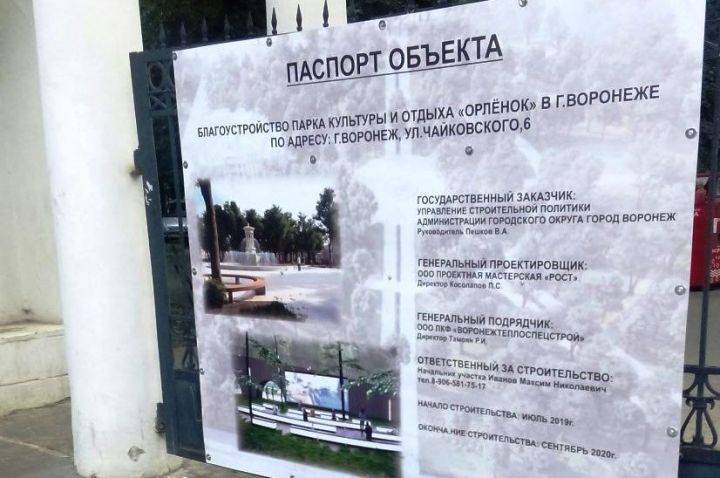 В Воронеже парк «Орлёнок» на год закрыли для посетителей - Новости Воронежа - moe-online.ru - Москва - Воронеж