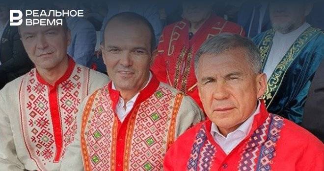 Рустам Минниханов - Михаил Игнатьев - Минниханов выложил фотографию с праздника чувашской культуры «Уяв» - realnoevremya.ru - респ. Татарстан - респ. Чувашия - Татарстан