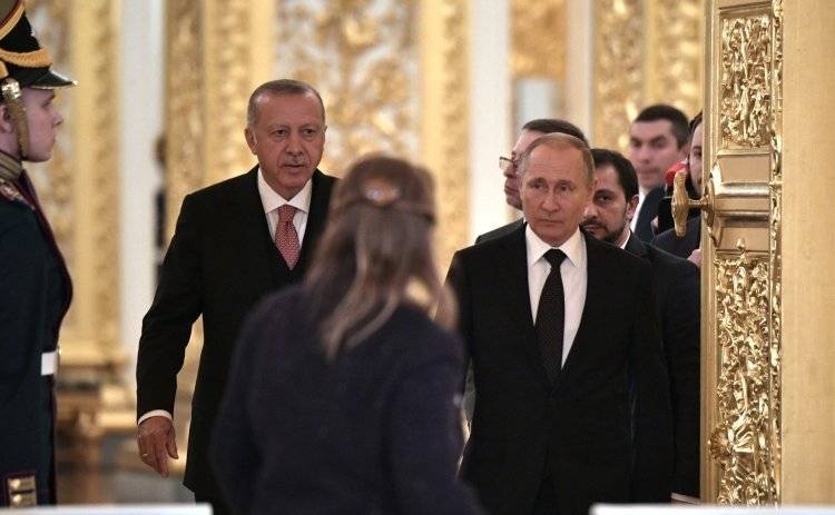 Владимир Путин - Реджеп Тайип Эрдоган - Александр Малькевич - Эрдоган - Путин и Эрдоган выразили обеспокоенность обострением обстановки в Ливии - polit.info - Россия - Сирия - Турция - Анкара - Ливия