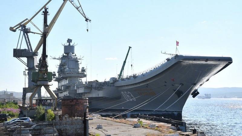 В США усомнились в целесообразности ремонта "Адмирала Кузнецова" - topwar.ru - Россия - США