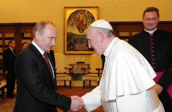 Владимир Путин - Андрей Кончаловский - Франциск - Папа Римский попросил Путина о&nbsp;необычном - glob-news.ru - Россия - Италия