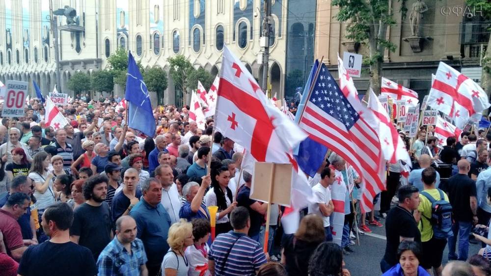Бидзина Иванишвили - Русофобы-грантоеды в Тбилиси провели марш и готовы сменить тактику - riafan.ru - Москва - Грузия - Тбилиси