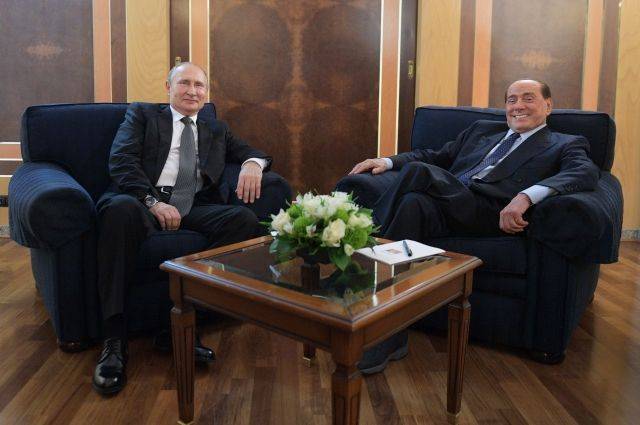 Владимир Путин - Джузеппе Конт - Сильвио Берлускони - Серджо Маттареллой - Берлускони пообещал Путину положить конец «абсурдному режиму санкций» - aif.ru - Россия - Италия