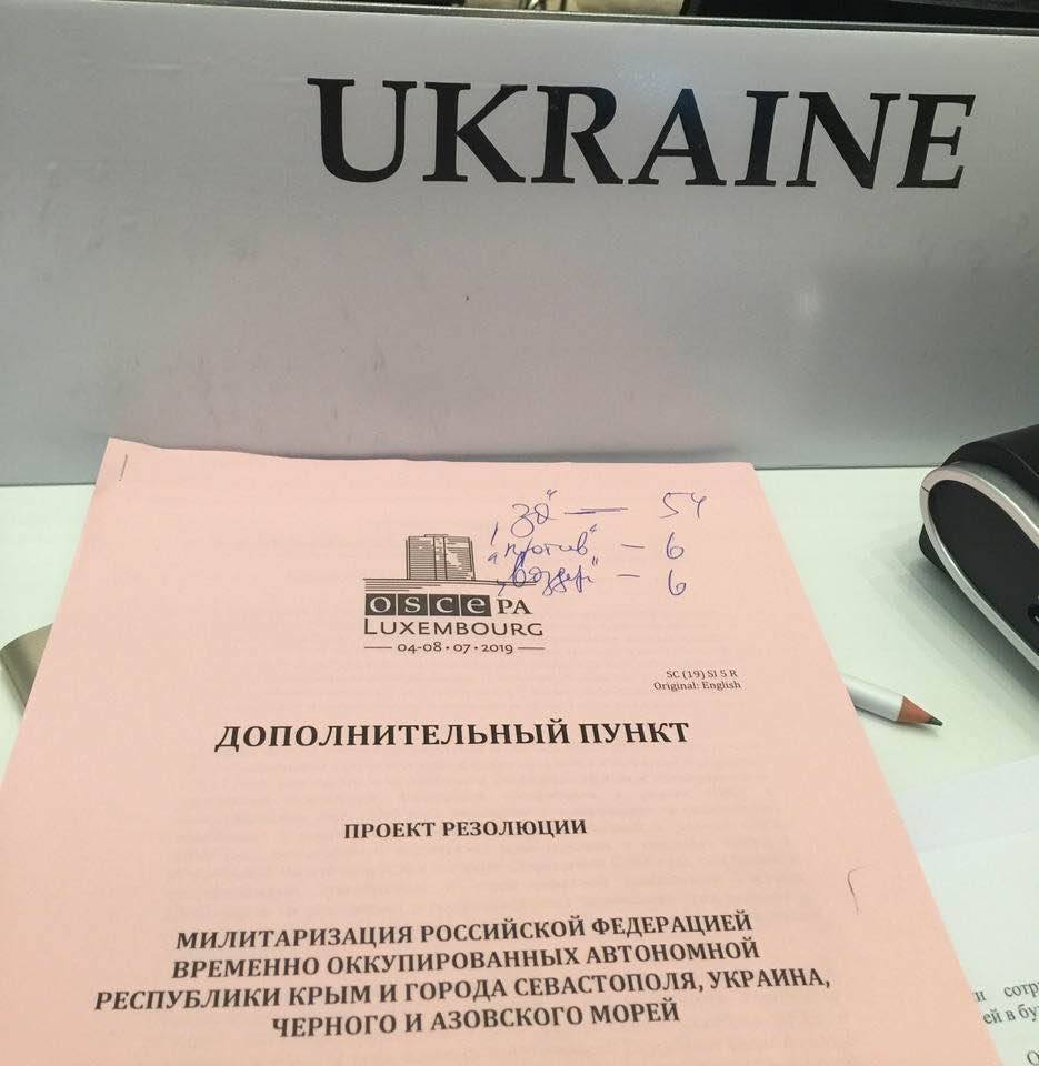 Рефат Чубаров - Комитет ПА ОБСЕ принял резолюцию о российской милитаризации Крыма - rusjev.net - Россия - Украина - Крым - Севастополь