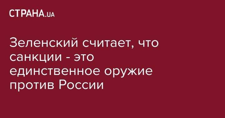 Дональд Трамп - Владимир Зеленский - Ангела Меркель - Тереза Мэй - Эммануэля Макрон - Зеленский считает, что санкции - это единственное оружие против России - strana.ua - США - Украина - Англия - Германия - Франция - Минск