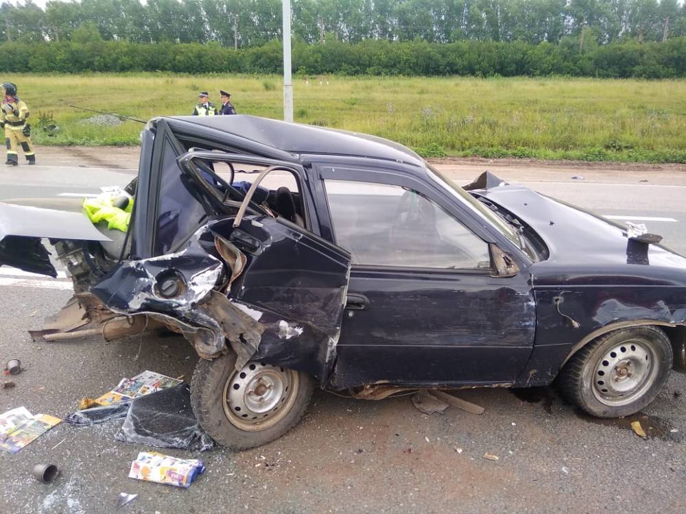 В Башкирии произошло массовое ДТП: есть пострадавший - bash.news - Башкирия - Крым